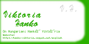 viktoria hanko business card